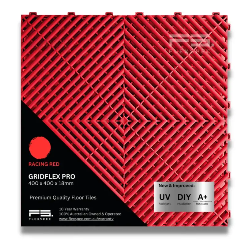 GridFlex Pro - Racing Red